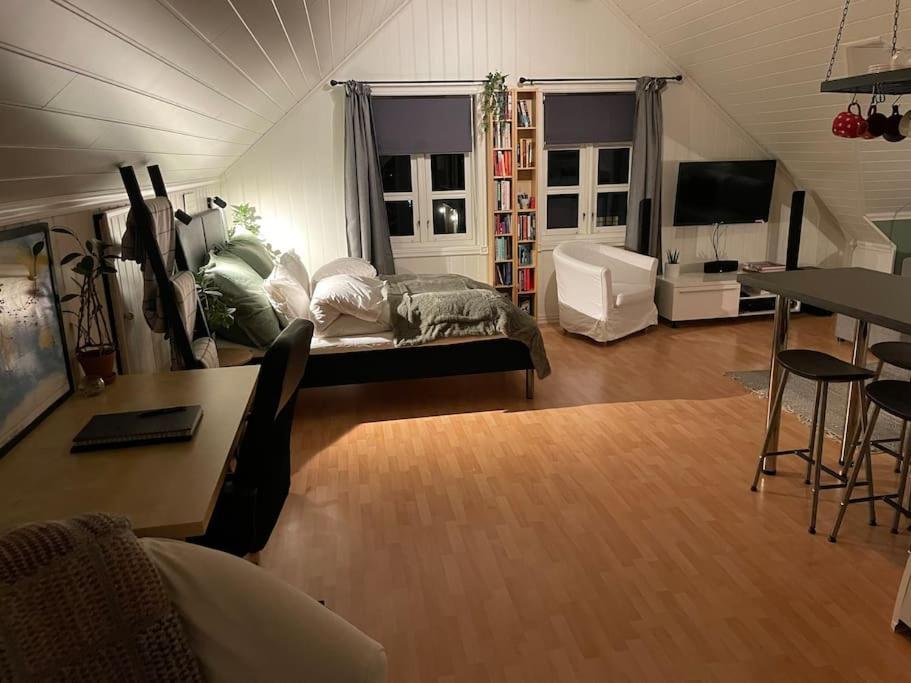 Koselig Garasjeloft! Apartment Langevag ภายนอก รูปภาพ